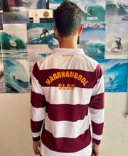 Load image into Gallery viewer, Long sleeve striped polo

