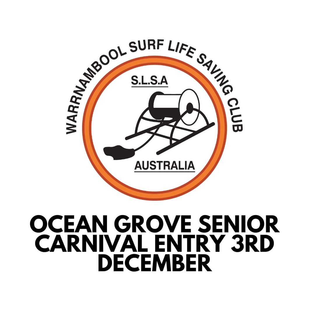 Ocean Grove Senior Carnival Entry 3rd December